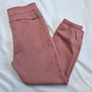 Women’s Carhartt Jogger Sweatpants Medium Pink BNWT